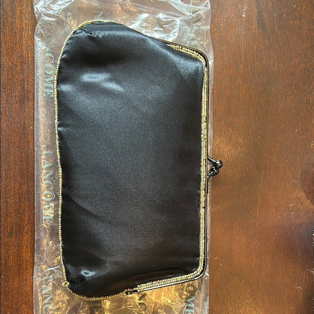 Lancôme Embellished Black and Gold Clutch - Picture 2 of 6